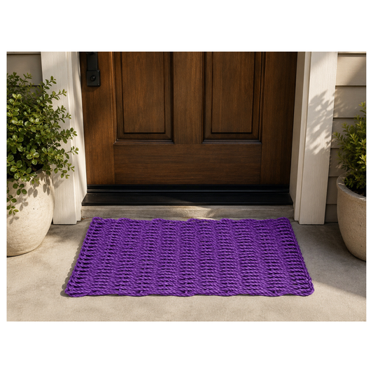 Purple Rope Rug