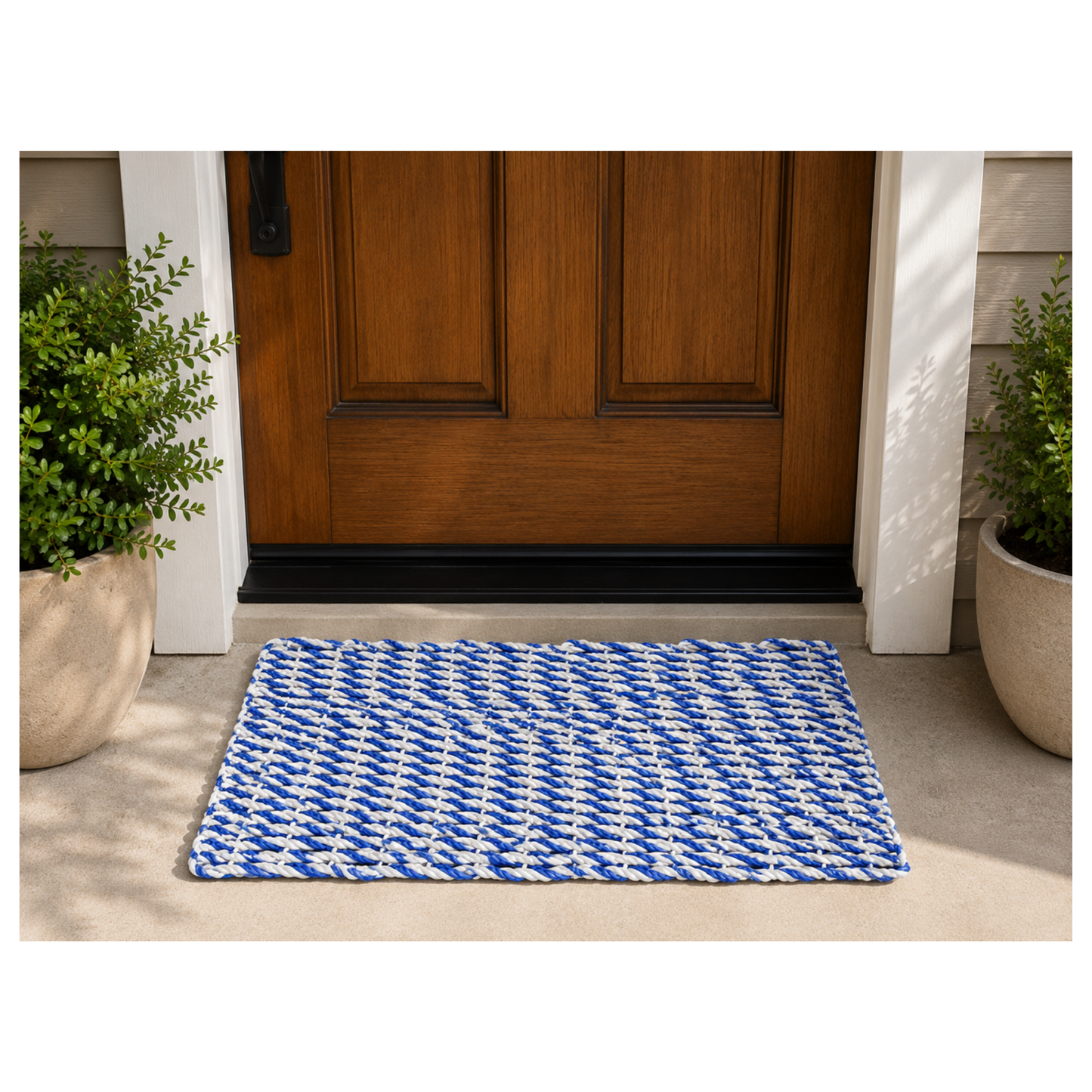 Blue/White Rope Rug