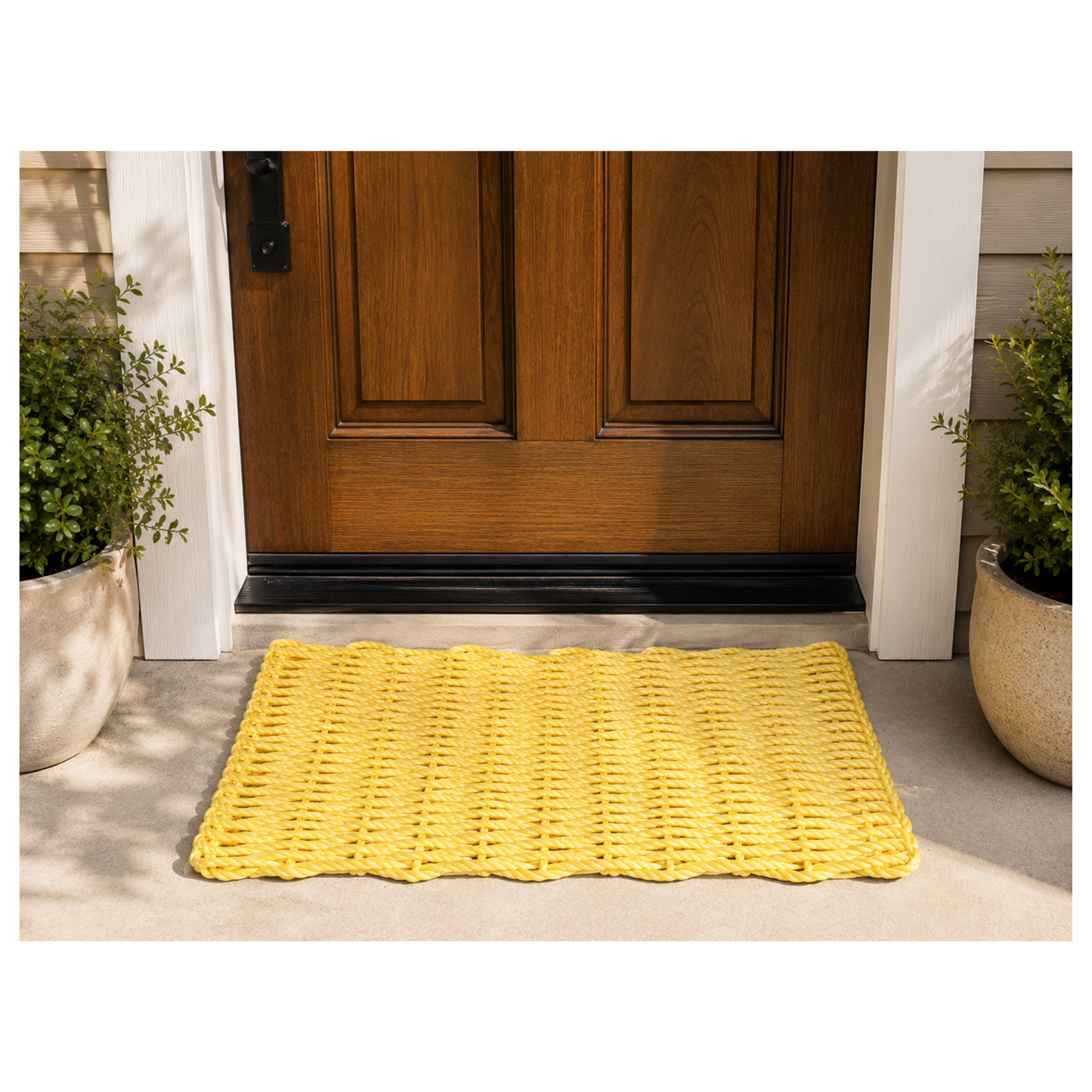 Yellow Rope Rug